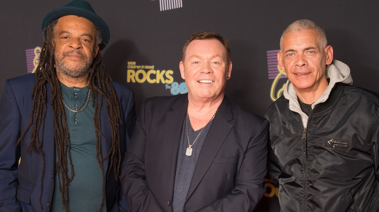Ali Campbell, Mickey Virtue, and Astro of UB40