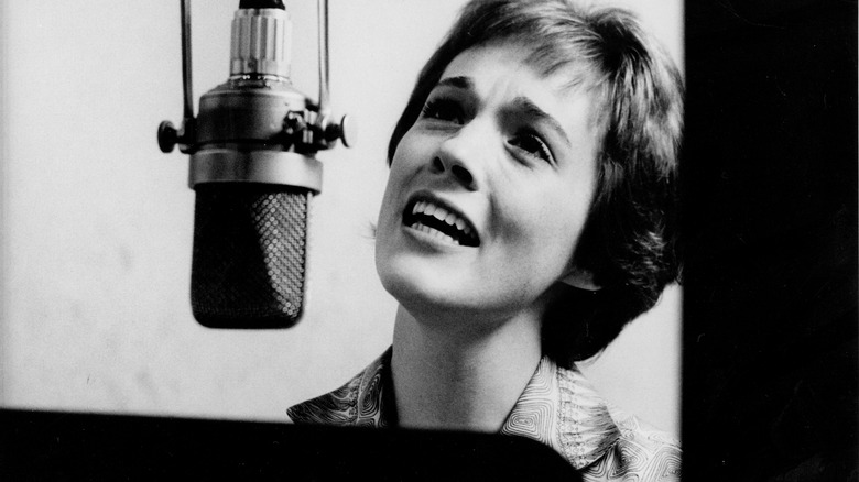 Young Julie Andrews singing