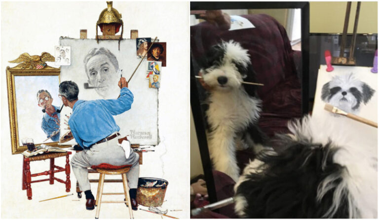 This Viral Challenge Has People Recreating Famous Paintings and the ...