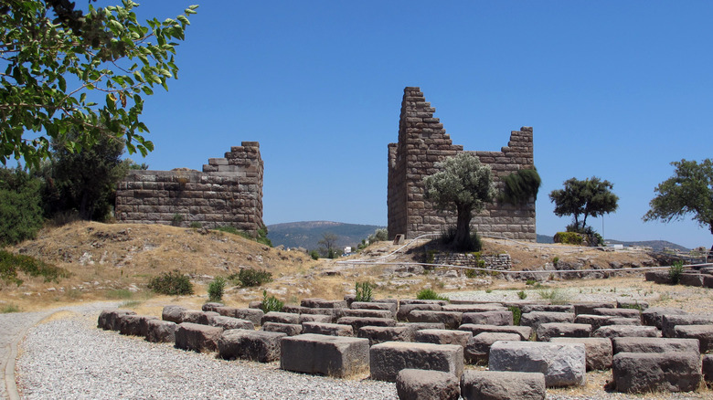 remains of fortifications of Halicarnassus