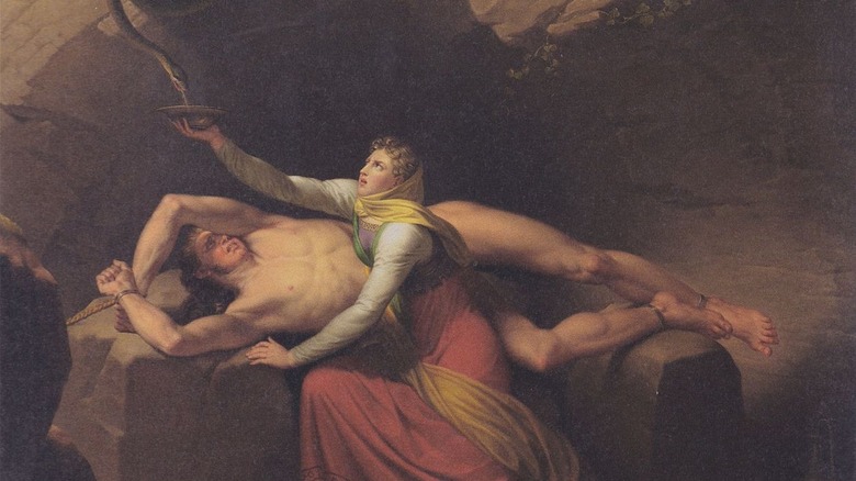 Loki and Sigyn painting, 1810