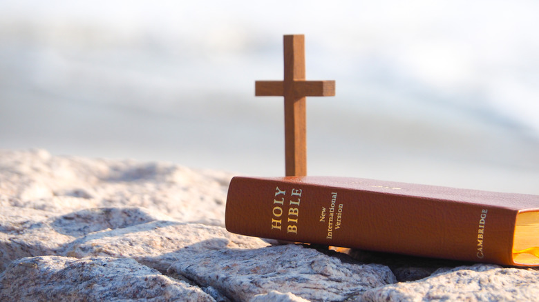 bible and cross