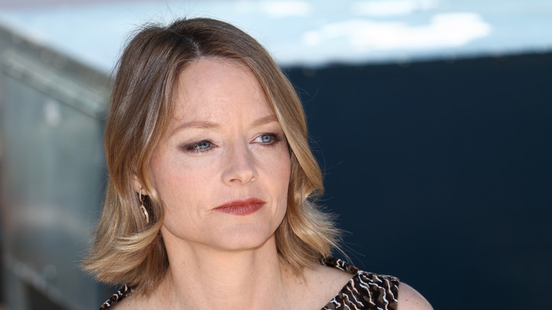 Jodie Foster looking to side