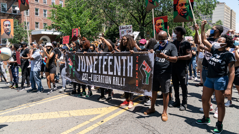 Juneteenth parade in New York City