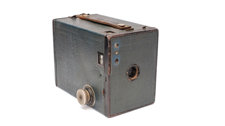 A Kodak Brownie camera