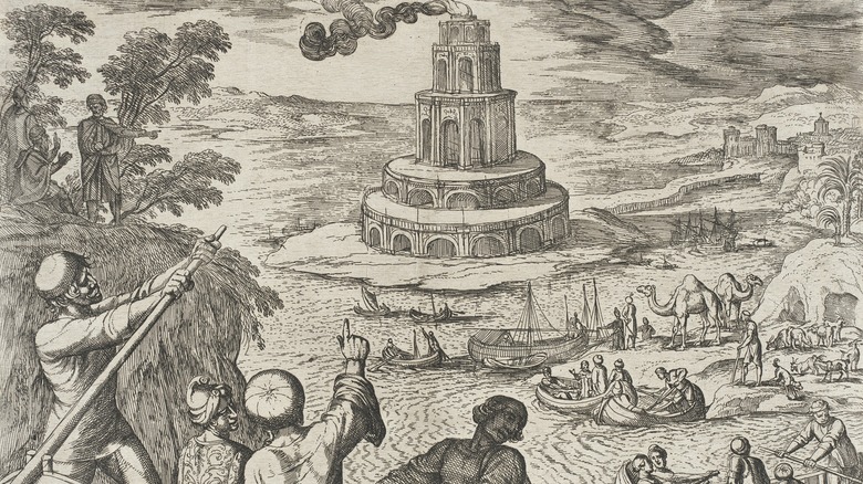 Antonio Tempesta, The Lighthouse at Alexandria, 1610
