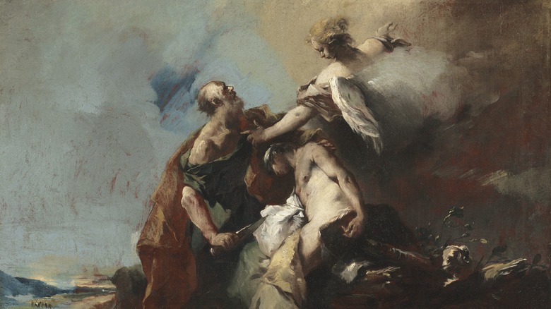 Sacrifice of Isaac 1750s by Andrea del Sarto 