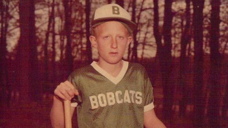 Randy Laufer in a baseball uniform