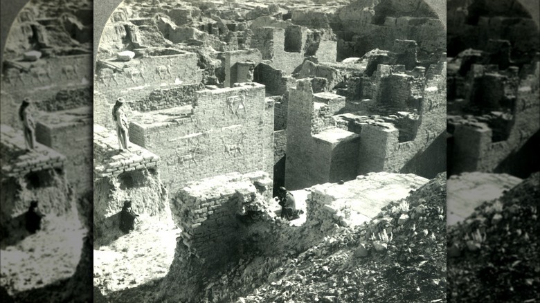 ruins of the ancient city of babylon