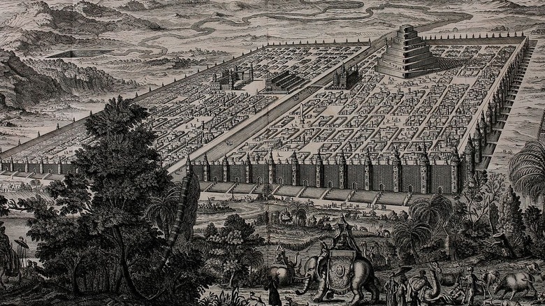 babylon illustration of the city