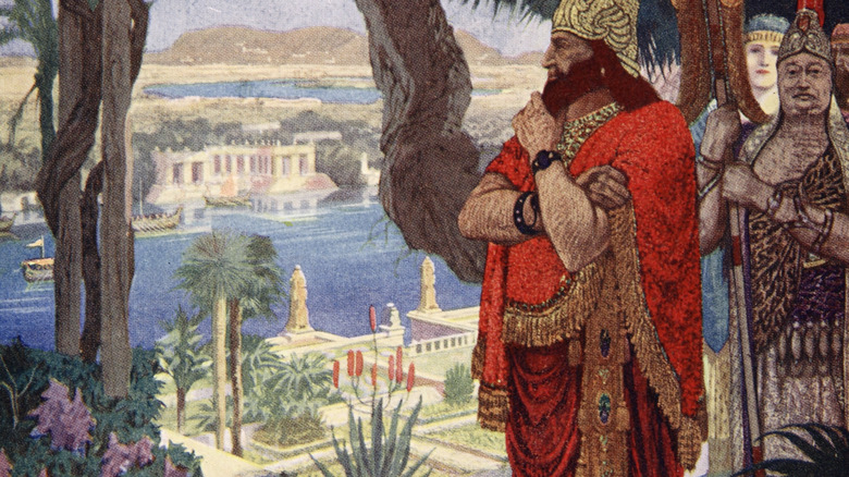 nebuchadnezzzare in the hanging gardens of babylon