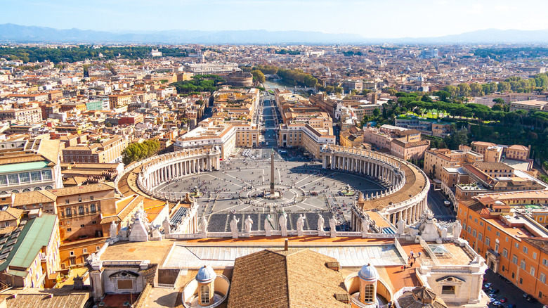 St. Peter's Square, and Rome