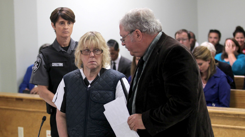Joyce Mitchell appearing in court