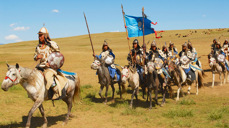 Mongolian historical reenactors