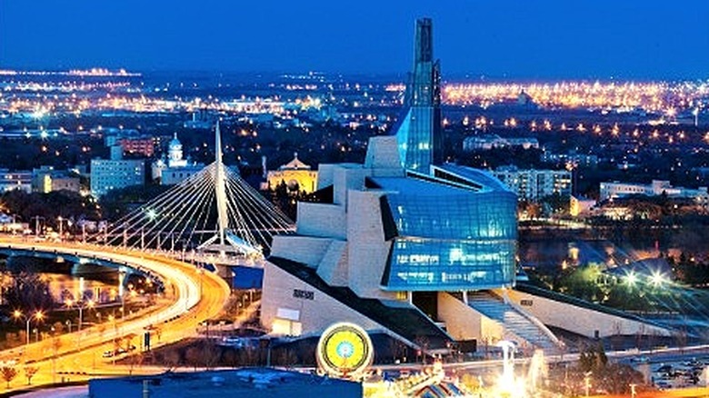 Winnipeg night cityscape