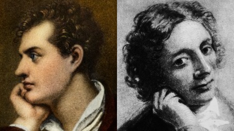 Portraits of Lord Byron and John Keats