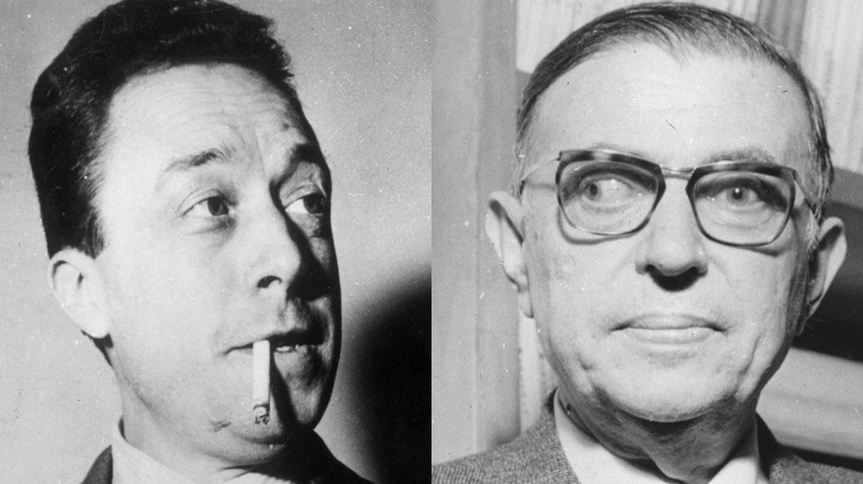 Albert Camus and Jean-Paul Sartre