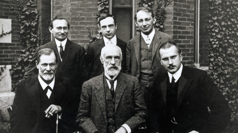 Sigmund Freud Carl Jung and followers of psychoanalysis