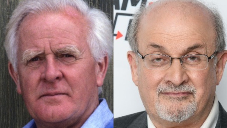 John le Carre and Salman Rushdie