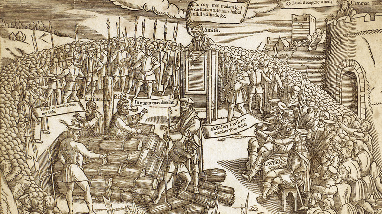 Illustration from the Book of Martyrs