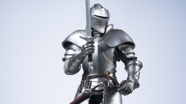 medieval knight in armor