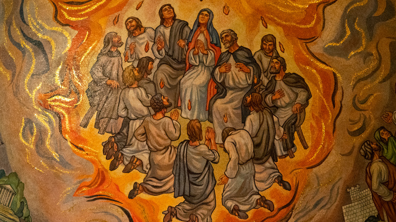 Pentecost Mosaic in the Cathedral Basilica of St. Louis 