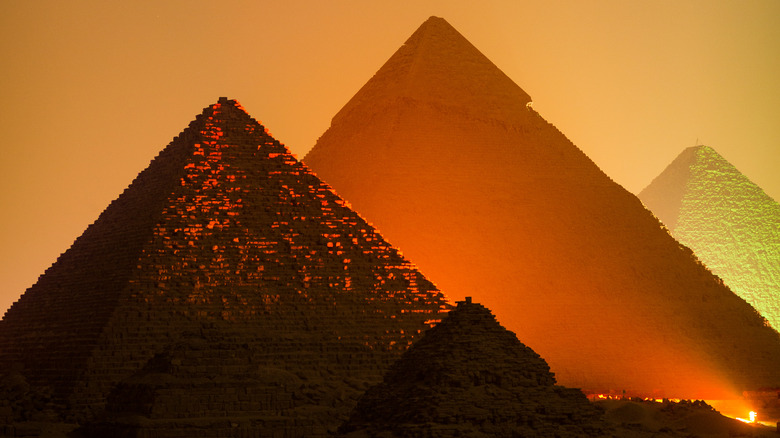 The Great Pyramid of Giza, the last standing wonder of the ancient world