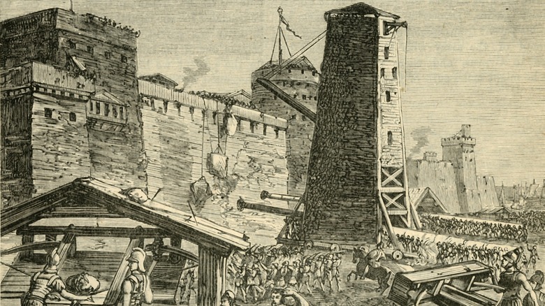 1890 depiction of the Siege of Rhodes