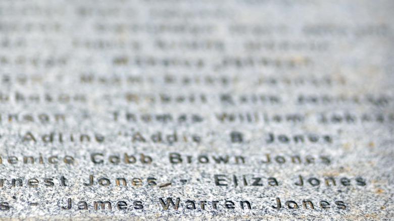 Jonestown memorial