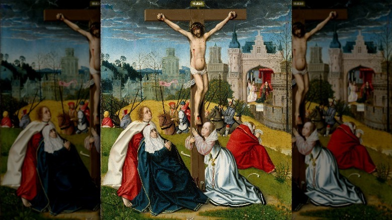 The Crucifixion, circa 1495, by Jan Provoost