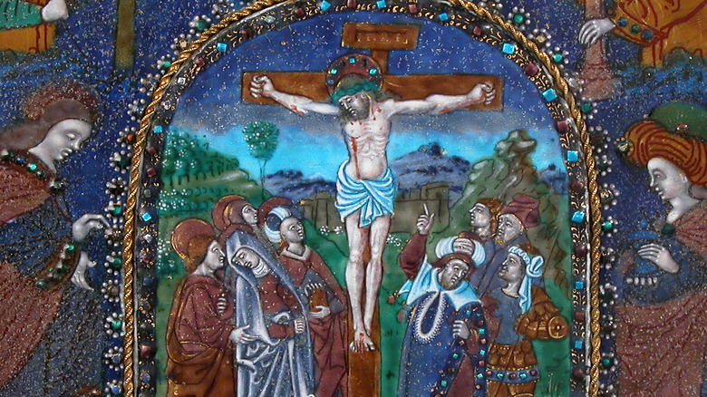 Plaque with the Crucifixion, French, 16th century