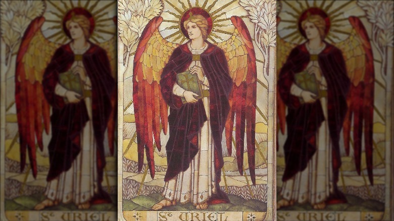 Mosaic of the archangel Uriel