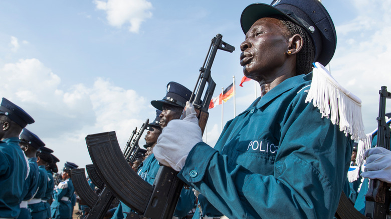 South Sudan police