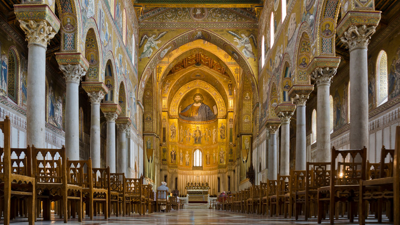 Palermo Cathedral with columns