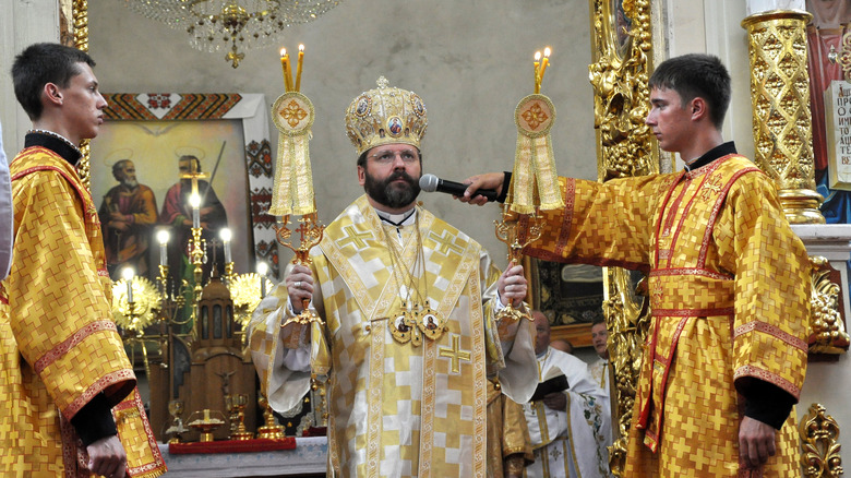 UGCC patriarch Sviatoslav Shevchuk speaking