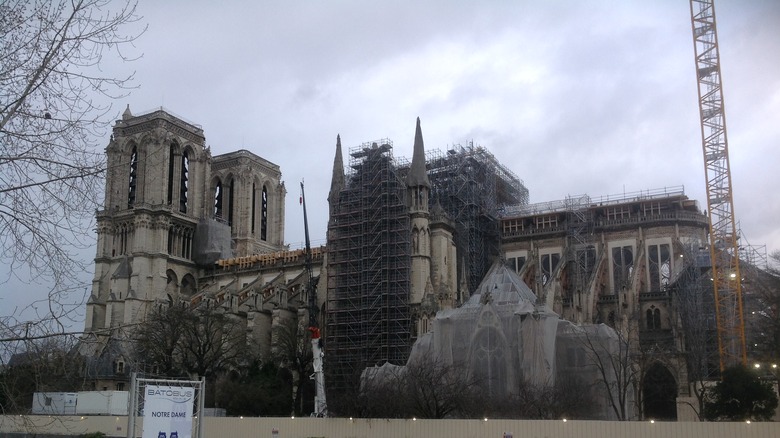 renovations of cathedral after 2019 fire