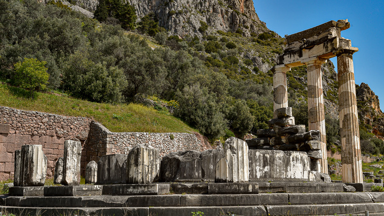 Greek temple ruins