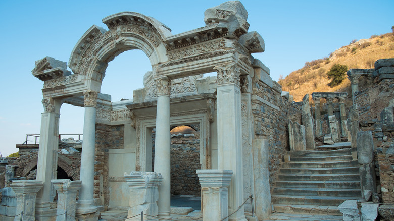 Greek temple ruins