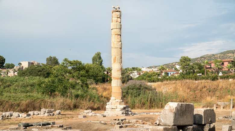 Temple of Artemis column