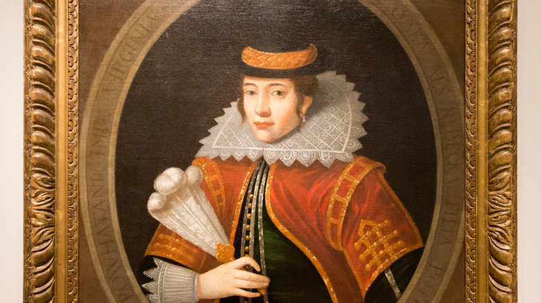 portrait of Pocahontas