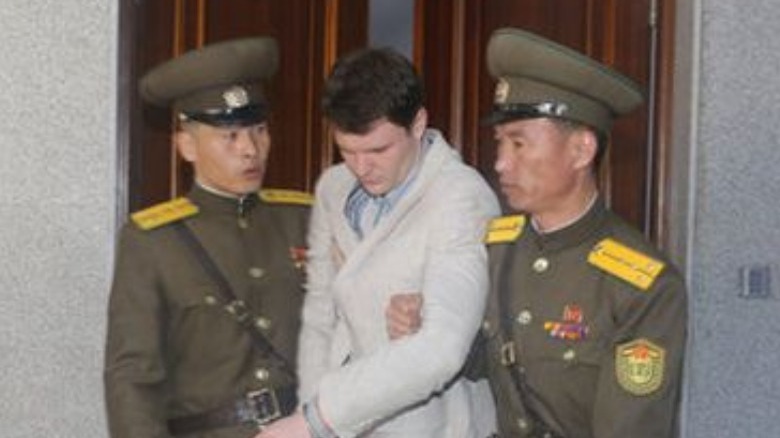 Otto Warmbier in custody