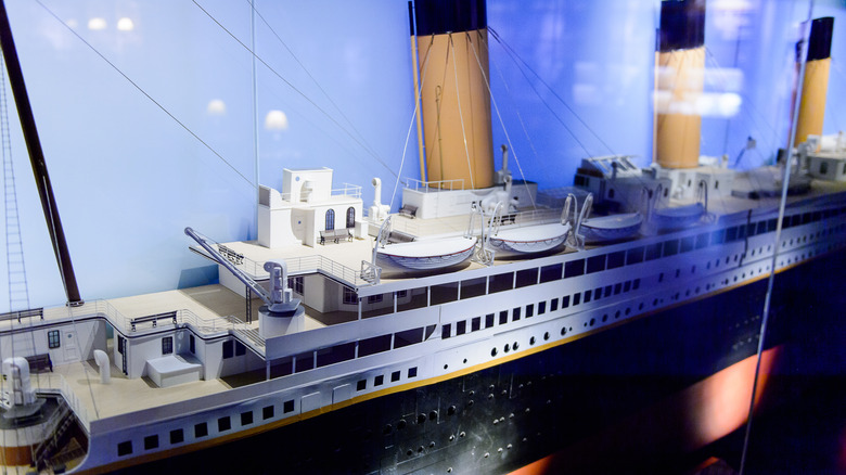 Museum model of RMS Titanic