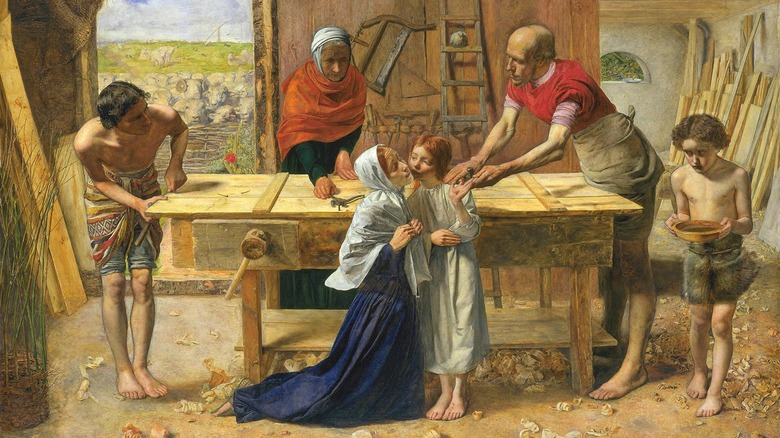 John Everett Millais - Christ in the House of His Parents (`The Carpenter's Shop')