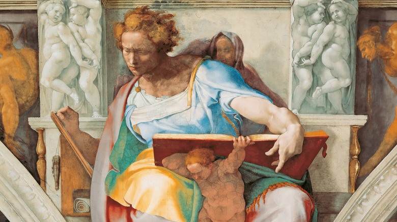 Sistine Chapel, Vatican, Prophet Daniel, Buonarroti, Michelangelo