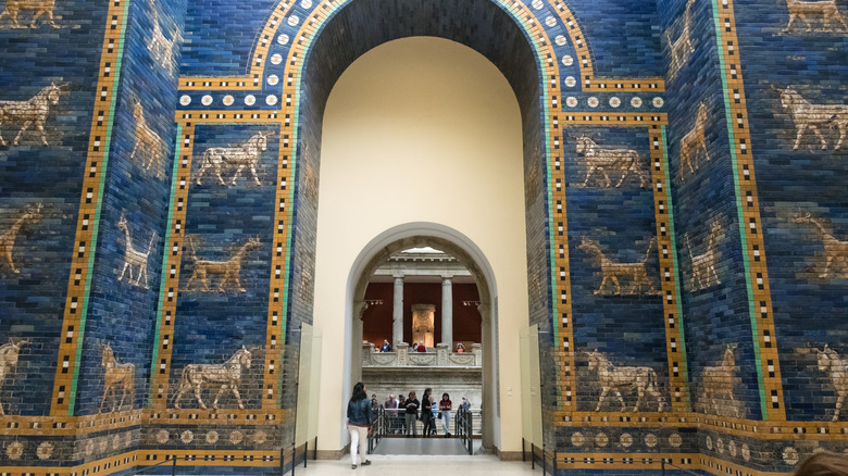 Blue Ishtar Gate of Babylon Pergamon History Museum