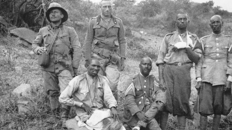 Italian soldiers in Ethiopia