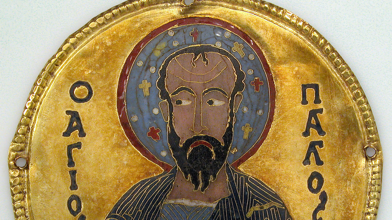 Byzantine medallion with St. Paul