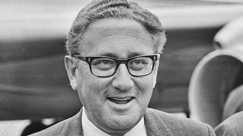 Henry Kissinger smiling