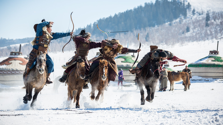 Mongolian archers