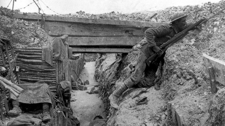 World War I trench warfare